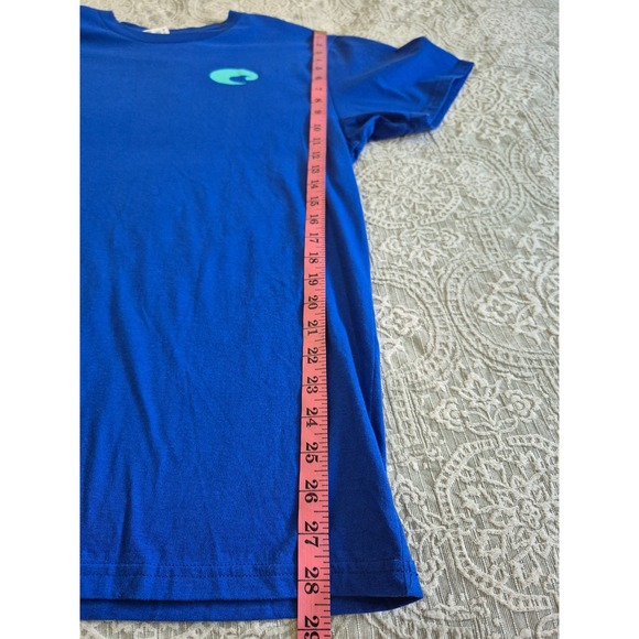 Costa‎ Del Mar 1983 T-Shirt Mens Size L Blue Short Sleeve Graphic Tee - Picture 7 of 7